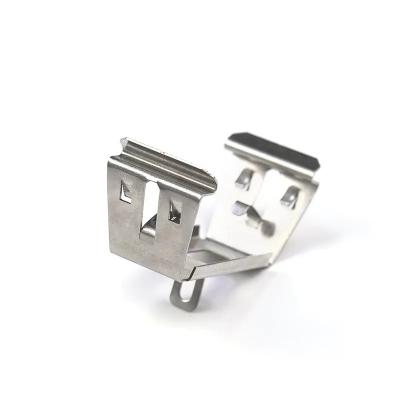 China Zinc Stainless Steel Metal Silver Clips Metal Spring Belt Clips Progressive Die for sale