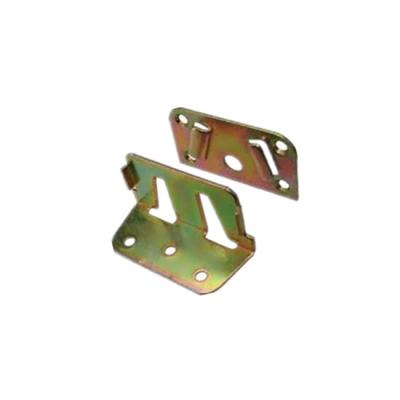 China Zinc plated metal fabrication hardware for ironing metal furniture right angle parts for bedroom for sale