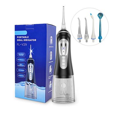 China Car Free Sample Water Flosser Cordless Water Teeth Cleaner Small Dental Oral Irrigator with 4 Modes and USB for sale