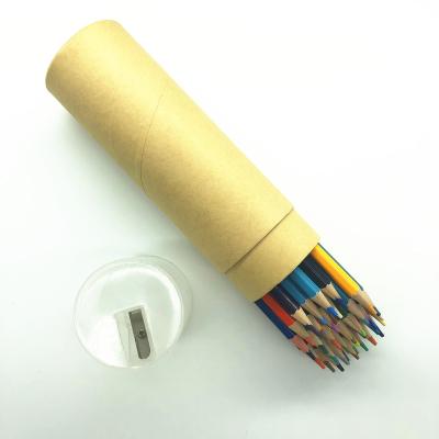 China Drawing Writing 2021 Specials Pencil 48 Colored Pencils Tube Vivid Color Rendering Paper Drawing Kit for sale