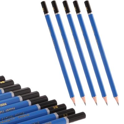 China office & School Pencil Customized High Quality 2B Natural Poplar Wood Pencil Set In PVC Box, Promotional Graphite Sketch Pencils For Students And Kid for sale