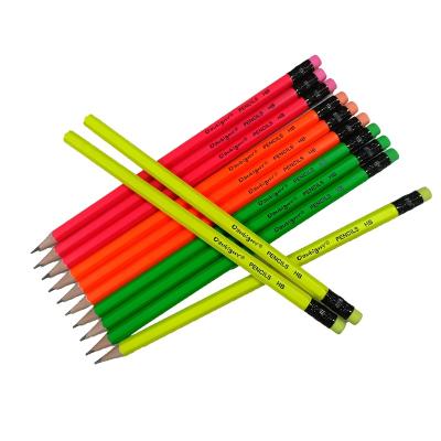 China office & School Pencil China Tech New Aesthetics With Private Label Sharpened Stationery Hexagon Raw Wooden Sketch Pencils Awards For Kids for sale