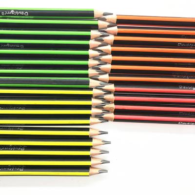 China office & School Pencil Daubigny Kawaii School Stationery Wooden Pencil Crossed Out Pencil Painting Sketching Pencil Standard Set for sale