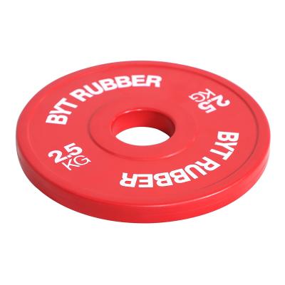 China BYT IWF Universal Standard Color Weight Plates For Sale Plates Barbell Rubber Bumper Weight for sale