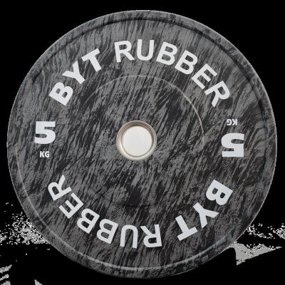 China BYT Gym Weight Lifting Weight Plate Universal Rubber Rubber Material Plate Bumper Plate for sale