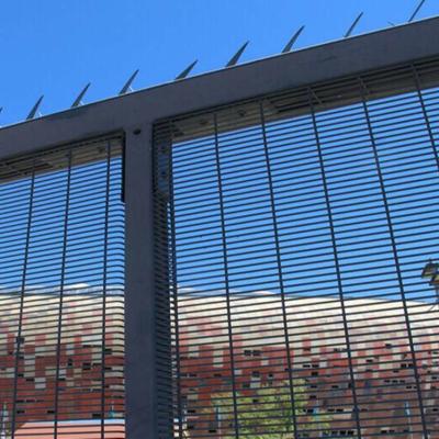 China Prison Highway Anti Climb Security Fencing 358 Wire Mesh 76.2x12.7mm Hole Size for sale