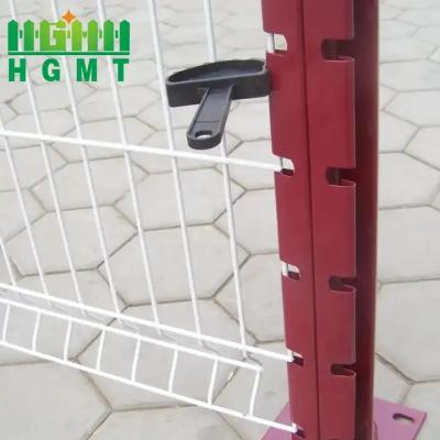 China Hot Sale High Quality Eco Friendly School PVC Coating Privacy 3D Curved Wire Mesh Fence for sale