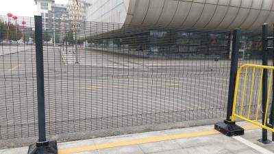 China 358 Dense Small Hole Wire Mesh Fence PVC Coated Crimped Technique Anti-Climbing Isolation Net for sale