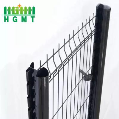 China High Quality Garden Farm Outdoor Pvc Coated Galvanized V Bend Curved 3d Wire Mesh Fence Panel for sale