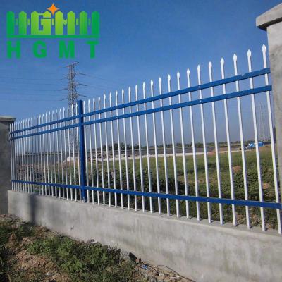 China Hot Selling Durable High Security Modern Ornamental Picket Tubular Fence for sale