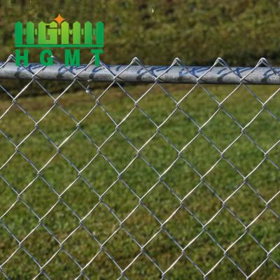 China Fábrica Sustentável Mercado Direto Americano Ciclone Wire Garden PVC revestido 7ft High Chain Link Cercas à venda