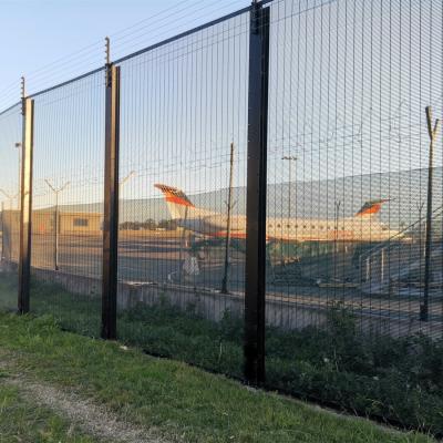 China High Security Durable Clear View 358 Welded Wire Mesh Fence Anti Climb For Airport Project for sale