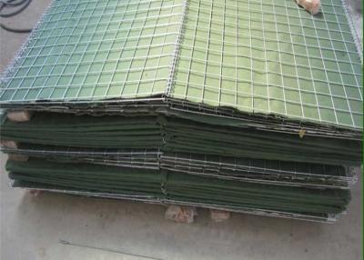 China Zinc Aluminum Coated HESCO Wall 12B/12G HESCO Mil Welded Mesh for sale