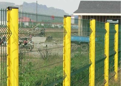 China Height 1830mm CM Post V Mesh Security Fencing Powder Coated Metal Fence for sale