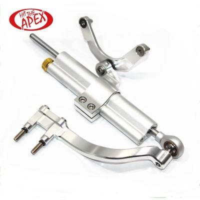 China High Precision And Quality Universal Motorcycle Aluminum Adjustable Steering CNC Stabilizer And Bracket Damper Kit For Agusta MV for sale