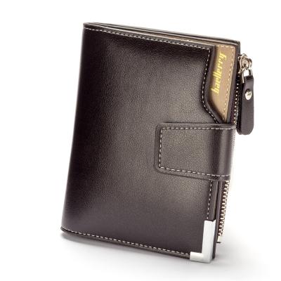 China 3 Fold Casual Wallet Men Multifunctional Zippered Wallet for sale