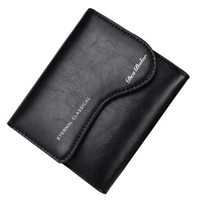 China Factory No Spot Men's Wallets Europe And America Retro Style Short Zipper Wallet for sale