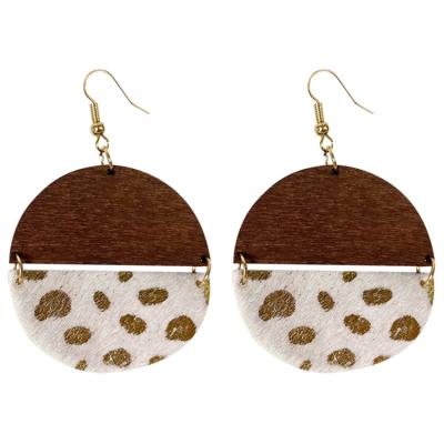 China Lightweight Leather Women Earrings Woman FASHIONABLE Lady Elegant Accessories Girls Jewelry Drop Daily Dangle Earring Circles Dangle Earrings for sale