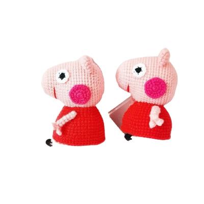 China Fashoion Hot Selling Cute Pig Plush Pig Crocheting Knitted Knitted Stuffed Toys For Kids Gift for sale