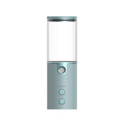 China Cool Disinfection Aromatherapy Mist Humidifier Atomizer Purifier Sprayer Nebulizer Filled Household Aroma Diffusers Light Blue for sale