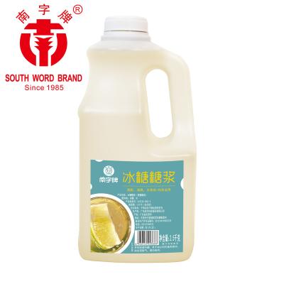 China Crystal Beverage Syrup Chunk Sugar Syrup 2.5kg Volume For Milk Tea Coffee for sale