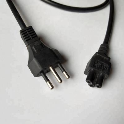 China Standard Home Appliance Brazil Power Cord Host Power Line Cable Brazil Adapter Wire for sale