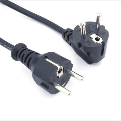 China Home appliance Korea kc certification 16A 250V 3 pin plug with C13 connector H05VV-F 3*0.75-1mm2 for sale