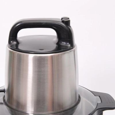 China 2021 New Design Hotel Large Commercial Food Chopper Stainless Steel Professional 6l Plastic Chopper Manual Food Chopper for sale