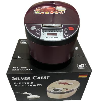 China Hotel Electricity Rice Cooker 5L Hot Selling Electric Silver Peak Rice Cooker Kitchen Supplier for sale