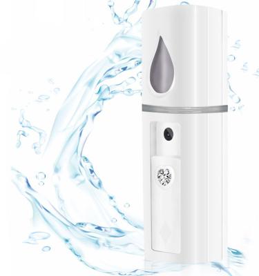 China Mini Disinfection Nano Sprayer Vaporizador Mist Sprayer Cold Air DEEP CLEANSING Facial Humidifier for sale