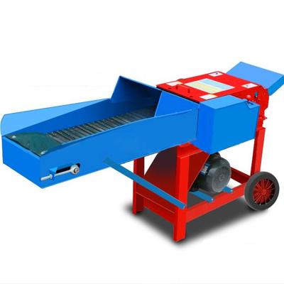 China Producing animal feed pellets home use mini animal feed silage crops cutter straw crop harvesting machine chaff hay fodder chopper for sale