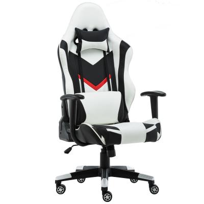 China Adjustable (Height) Best Selling Cheap Silla RGB LED Gamer Sedia Gaming Chair Ergonomic Black Leather PC Gaming CPU cadeira for sale