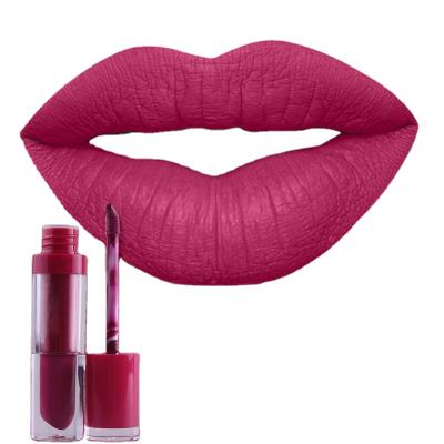 China Custom Vegan Cruelty Free Logo Waterproof Liquid Lipstick Tube Packaging Waterproof Kissproof Liquid Lipstick for sale