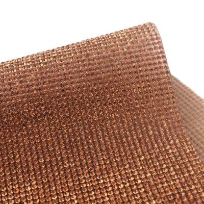 China Clear Pointback Fabric 2mm Crystal Adhesive Rhinestone Sheets For for sale