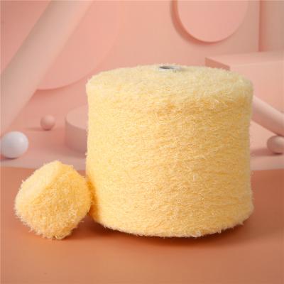 China Anti-pilling made of new china imitation bear hair 100% nylon fancy yarn 2cm for sale