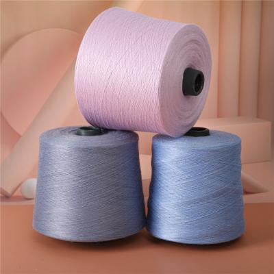 China Anti-static supply silver corespun yarn with soft hand and durability silver silk core spun yarn for sale