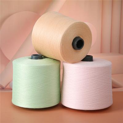 China Soft Hand Durability In-stock Anti-Static Supply Recycled Core 28NE/2 Snap Spun Wire for sale