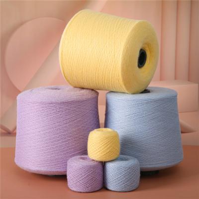 China Anti-Static Factory Supply Good Price Stock Sweater Hat 18/2 Fleece Sheep Wool Knitting Arctic Core Anti-pilling Spun Yarn for sale