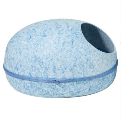 China Sustainable Cat Bed Cave (Large) Premium 100% Eco Friendly Wool Beds - Merino for Cats and Kittens for sale