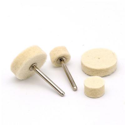 China Custom Wool Felt Mount Point Head Bobs For Ceramic Granite Hard 100% High Density Abrasive Felt Polishing Grinding Polishing Agent for sale