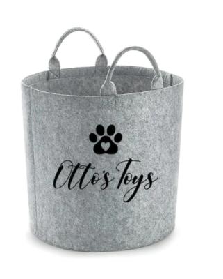 China Household laundry bags and foldable laundry baskets, clothing storage baskets, material felt for sale