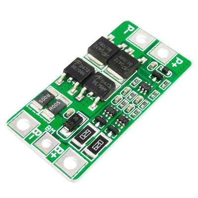 China Lifepo4 Battery Green 6.4V LifePo4 Battery 2S 10A 6.4V Lithium Iron Phosphate 7.4V Lithium Battery Protection Board 8.4V With Balance for sale