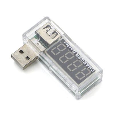 China White Digital USB Mobile Power Charging Tester Current Voltage Meter USB Charger Mini Doctor Voltmeter Ammeter GYL052-02 for sale