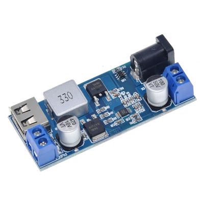 China Extended Replace LM2596S DC-DC 24V/12V to 5V 5A Power Supplsy Buck Converter USB Step-Down Charging Module for sale