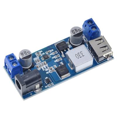 China Extended LM2596S DC-DC 24V/12V to 5V 5A Power Supplsy Module Buck Voltage Converter USB Step-Down Charging Module LM2596S for sale