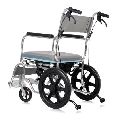 China Nursing Home Folding Medical Push Chairs One Piece Manual Wheelchair for sale