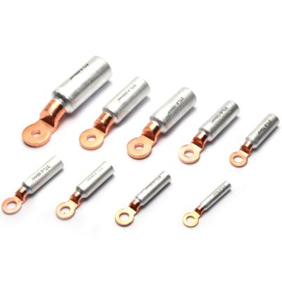 China Conductors DTL Series Cooper Aluminum Bimetallic Electrical Copper End Lug Connection for sale