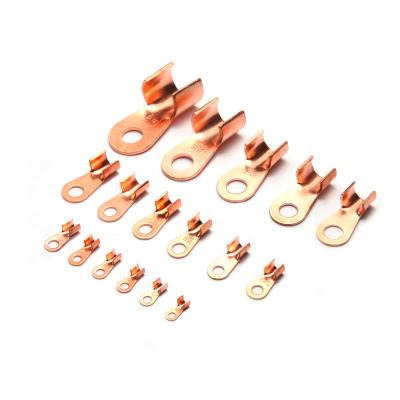 China Connecting Hot Selling Copper Conductors Phoenix OT Tin Coated Open Nose Terminal Copper Connecting Electronic Components for sale