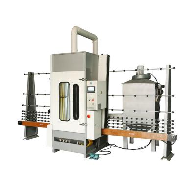 China Building Material Shops JFP2000 Glass Door and Decorative Glass-to-Glass Sandblasting Machine for Sale for sale