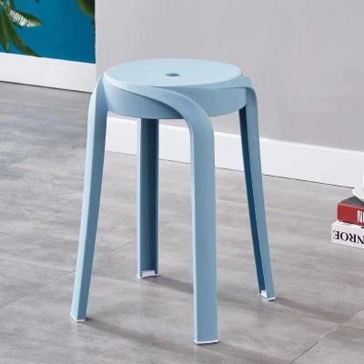 China Colorful Stackable Plastic Storage Living Room Furniture PP Stools Living Room Leisure Stool For Sale for sale